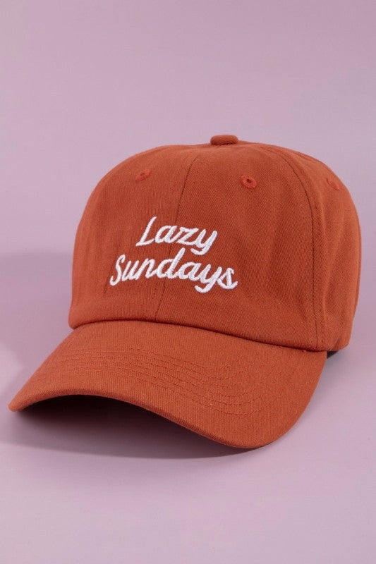 Lazy Sundays Cap
