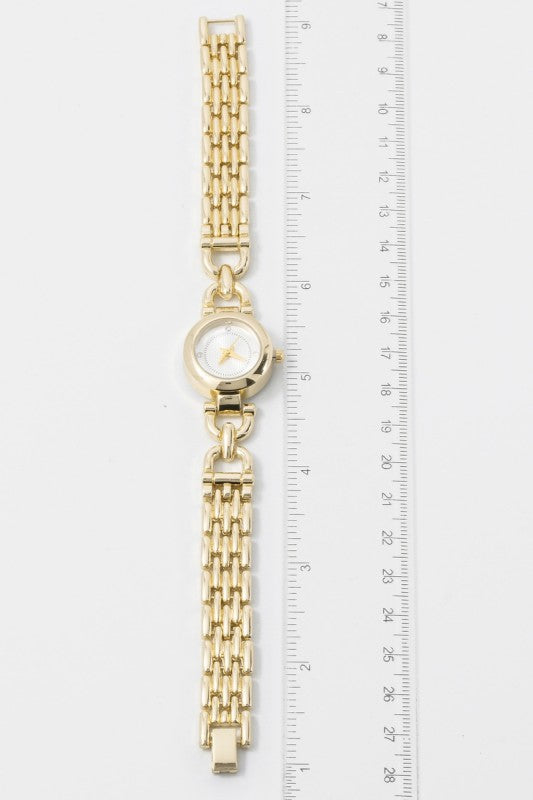 Dark Dial CZ Panther Chain Bracelet Watch Set (3-Pack)