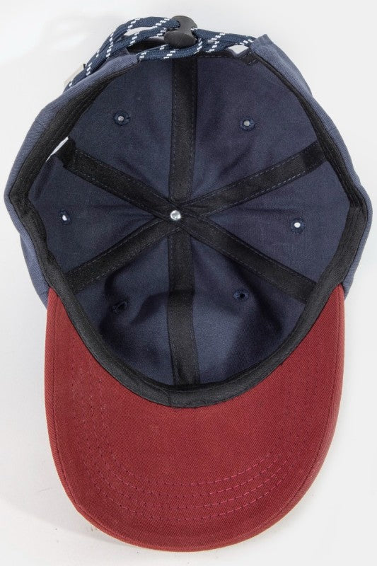 Two Tone Solid Baseball Cap