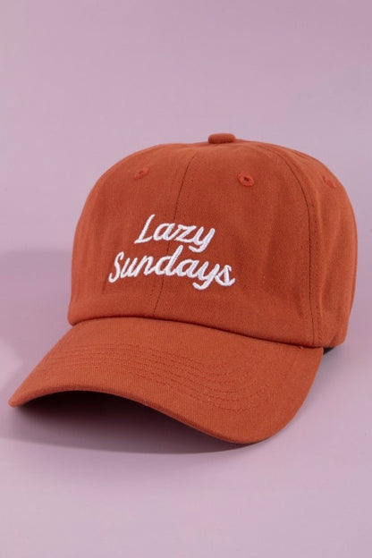 Lazy Sundays Cap