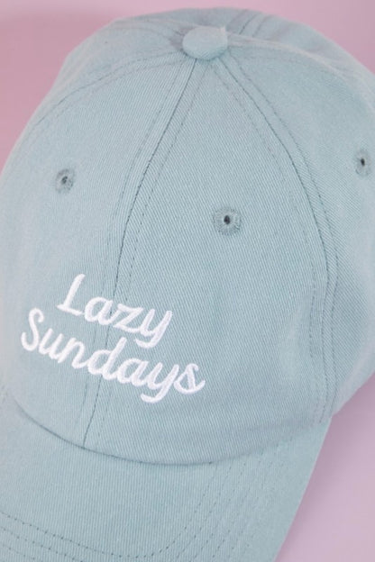 Lazy Sundays Cap
