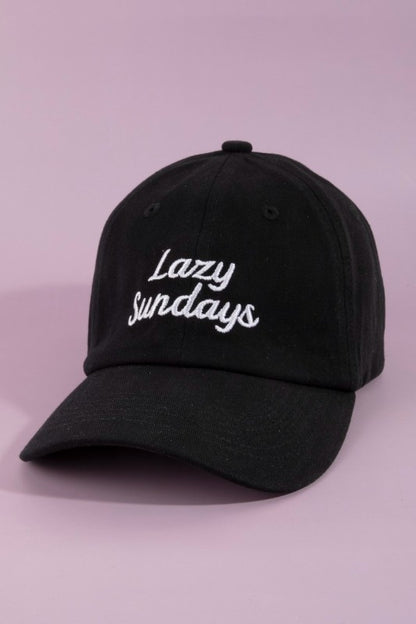 Lazy Sundays Cap