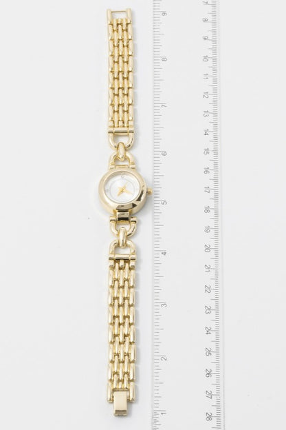 Dark Dial CZ Panther Chain Bracelet Watch Set (3-Pack)