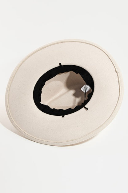 Western Concho Chain Fedora Hat