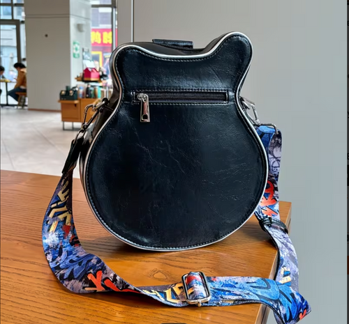 Distinctive Creative Y2K Hot American Style Guitar Shaped shoulder Bag